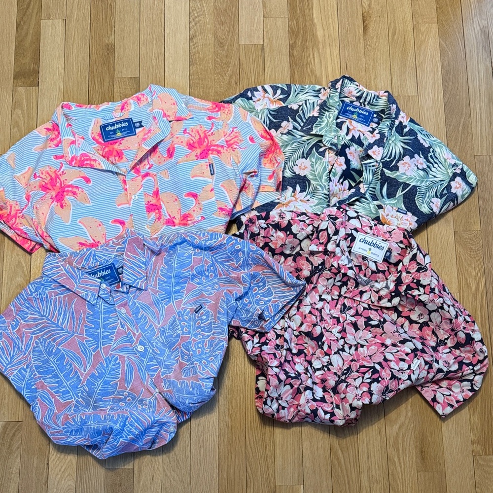 Chubbies Men’a Tropical Print Shirts - Multi-Color